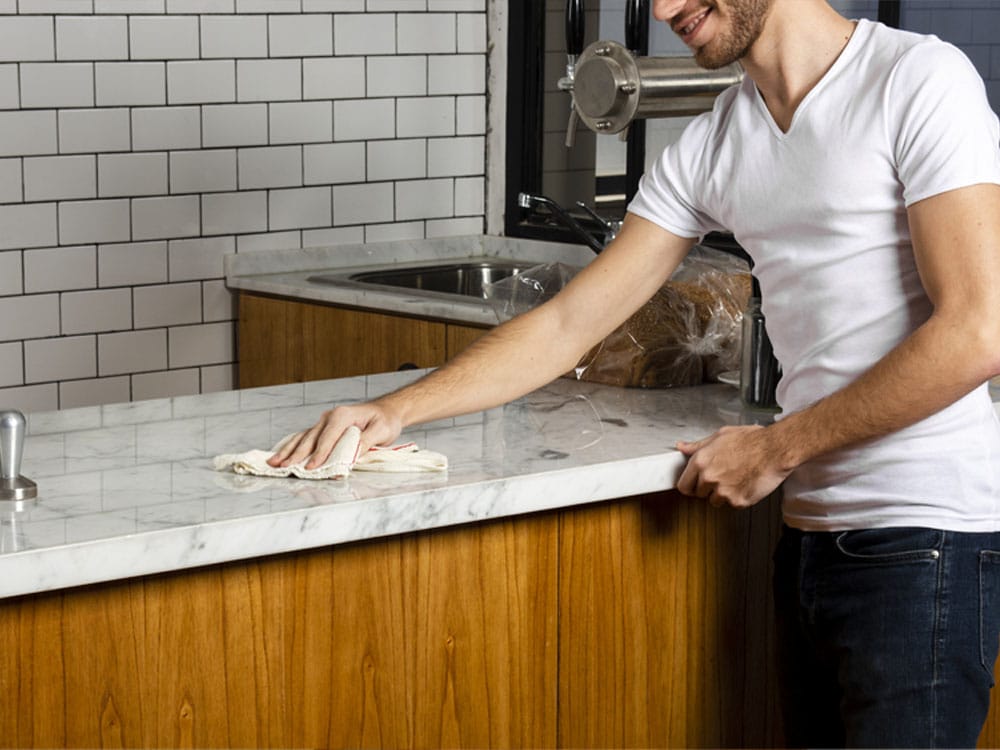 Clean Countertop Installation