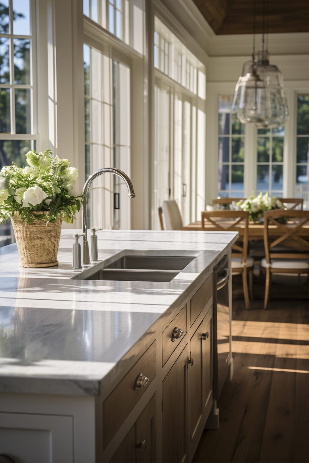 Premium Kitchen Countertops Installation in Chicagoland Kitchen Countertops installation for modern Chicagoland kitchen remodeling project
