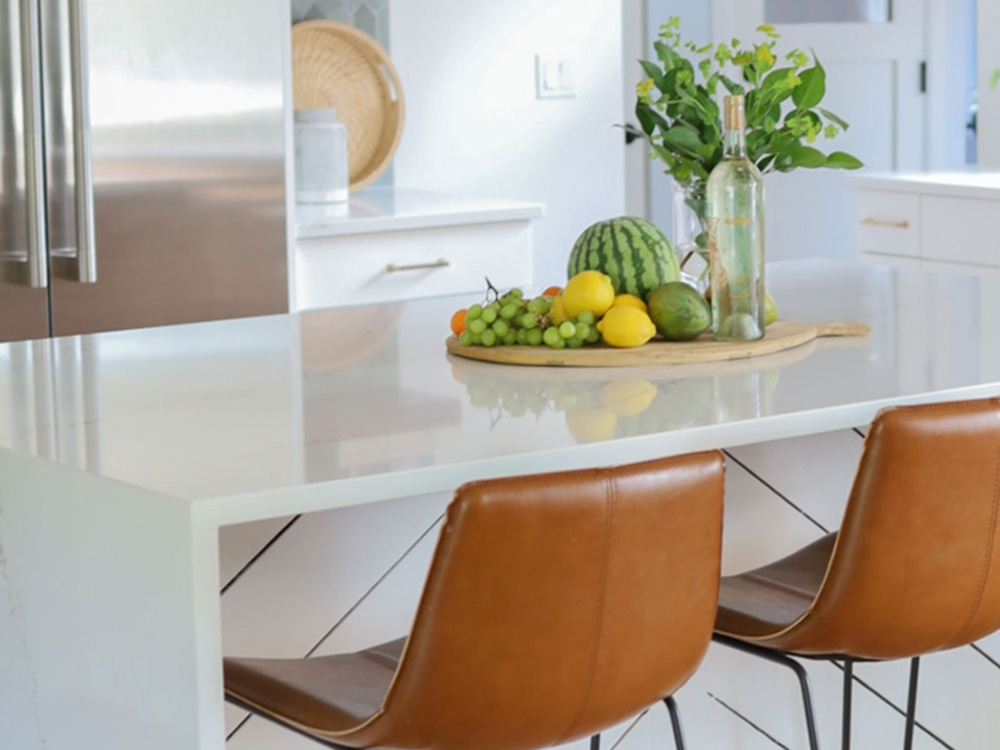 Modern Naperville Kitchen Countertops Naperville Countertops project featuring modern quartz kitchen surfaces in Naperville Illinois
