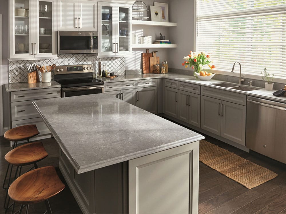 Luxury Countertop Replacement Services in Chicagoland Countertop Replacement services by Aljory Marble for modern Chicagoland kitchen renovation project