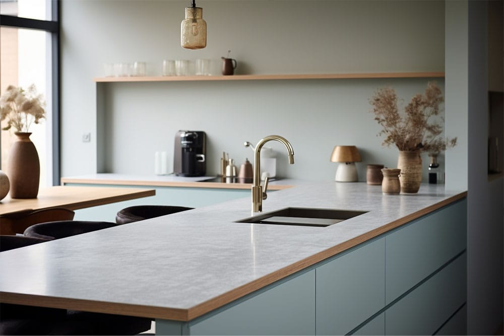Countertop Services for modern quartz kitchen countertops in Chicagoland