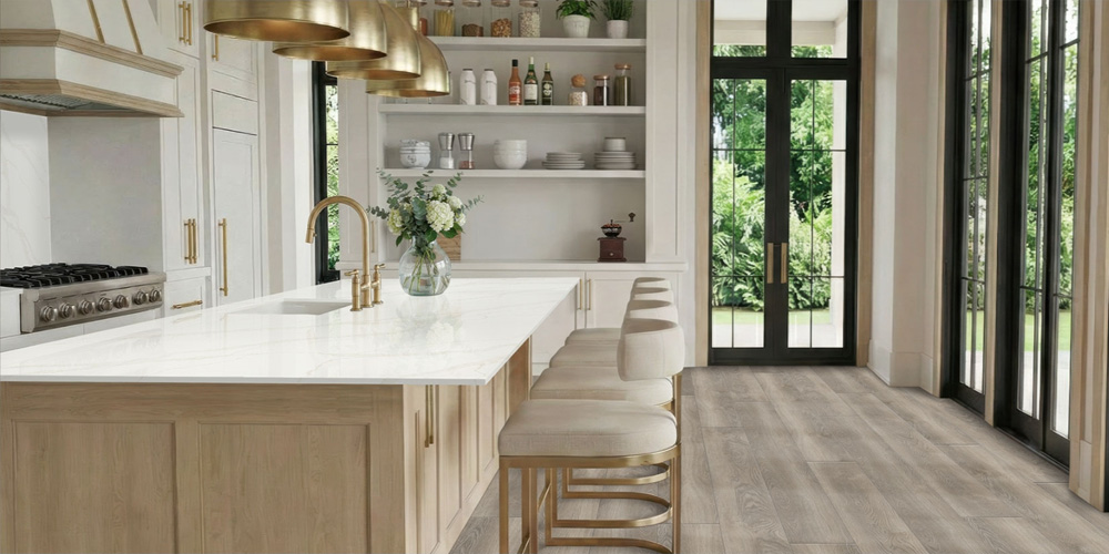 Orland Park Countertops installation for modern kitchen remodeling project in Orland Park Illinois