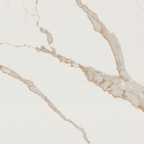 Full Calacatta slab on display at the Al Jory Marble Crestwood showroom