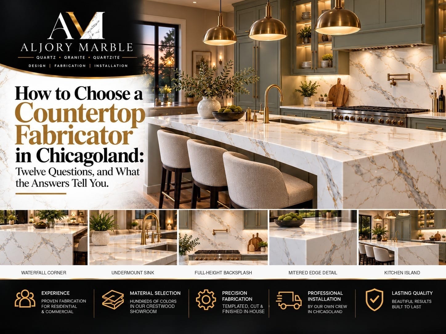 How to choose a countertop fabricator in Chicagoland