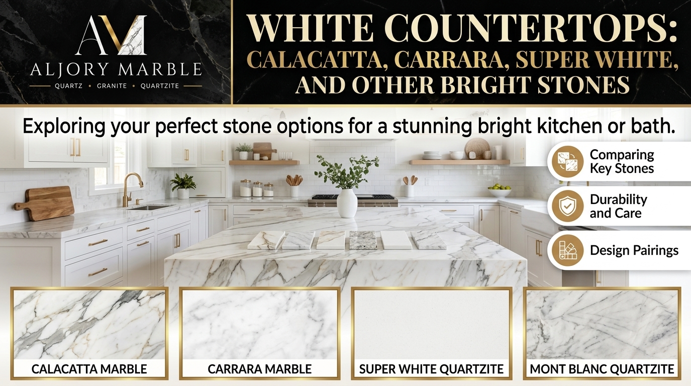 white kitchen countertops chicago